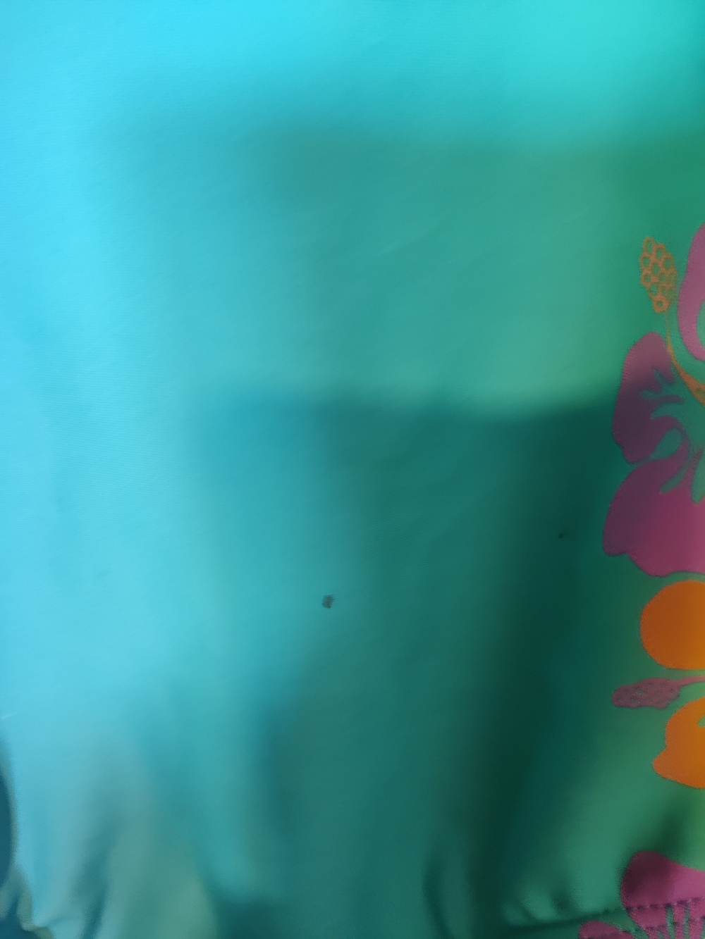( ⭐ 5/20) Old Navy Teal One-Piece Swimsuit with Orange and Pink Floral Panels - Picture 2 of 3